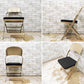 クラリン CLARIN フォールディングチェア 折り畳みチェア Folding chair SANDLER ブラック ファブリッククッション仕様 A ●