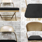 クラリン CLARIN フォールディングチェア 折り畳みチェア Folding chair SANDLER ブラック ファブリッククッション仕様 A ●