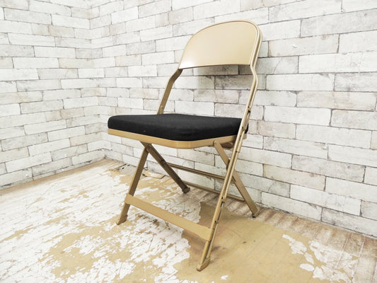 クラリン CLARIN フォールディングチェア 折り畳みチェア Folding chair SANDLER ブラック ファブリッククッション仕様 B ●