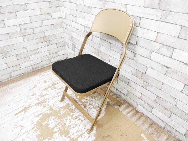 クラリン CLARIN フォールディングチェア 折り畳みチェア Folding chair SANDLER ブラック ファブリッククッション仕様 B ●