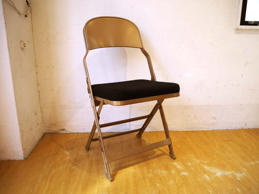 クラリン CLARIN フォールディングチェア 折り畳みチェア Folding chair SANDLER 廃盤 ブラック ファブリッククッション P.F.S取扱 ★