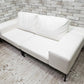 フランネル ソファ FLANNEL SOFA プレイス PLACE セパレート 2P ソファ 合皮 ホワイト 定価:28万円以上 ●