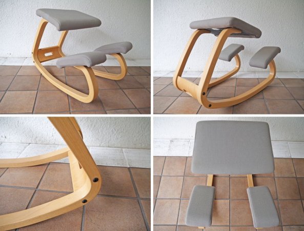 ストッケ STOKKE ヴァリエール VARIER バリアブル Variable バランスチェア 学習椅子 姿勢矯正 ベージュ ノルウェー ◇