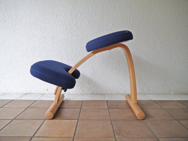 サカモトハウス SAKAMOTO HOUSE バランスイージーチェア balans Easy Chair 学習椅子 姿勢矯正 ネイビー 旧 リボ Rybo 社 ◇