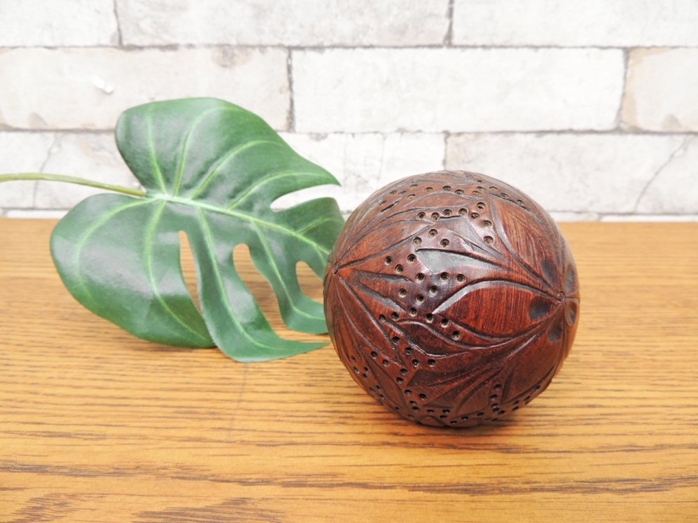 ラルチザン パフューム L'ARTISAN PARFUMEUR アンブル ボール L BOULE D'AMBRE L パフューム フレグランス オブジェ 手彫り ●
