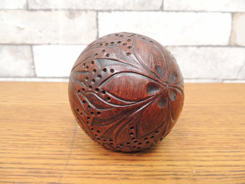 ラルチザン パフューム L'ARTISAN PARFUMEUR アンブル ボール L BOULE D'AMBRE L パフューム フレグランス オブジェ 手彫り ●