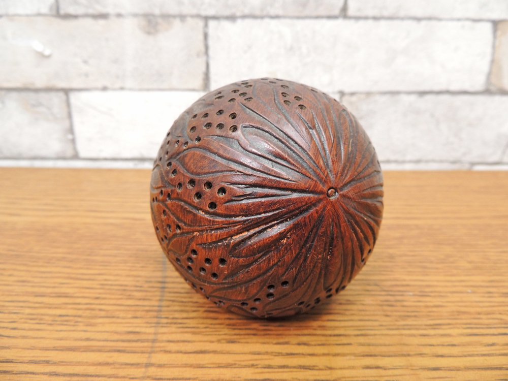 ラルチザン パフューム L'ARTISAN PARFUMEUR アンブル ボール L BOULE D'AMBRE L パフューム フレグランス オブジェ 手彫り ●