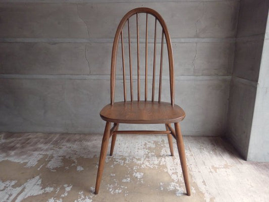 アーコール Ercol オリジナルズシリーズ Originals 1875 クエーカーチェア Quaker chair ダイニングチェア エルム材 UK ダークブラウン ♪