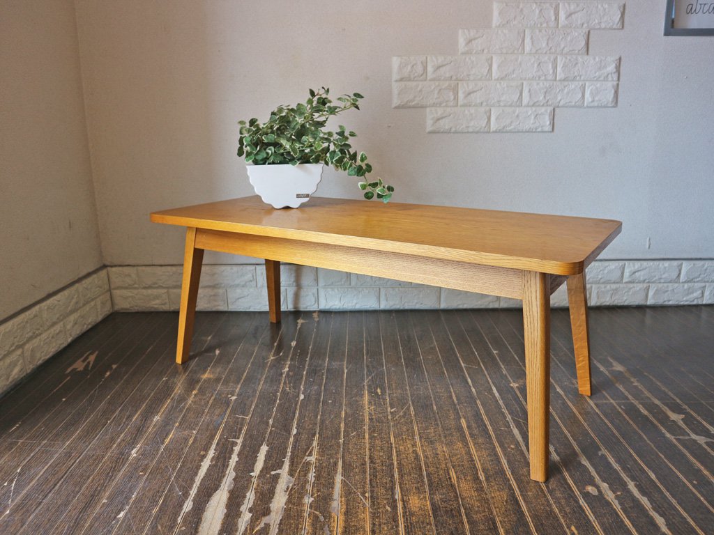 パシフィックファニチャーサービス PACIFIC FURNITURE SERVICE P.F.S. DH ティーテーブル TEA TABLE ローテーブル オーク材 ナラ材 Sサイズ ◎