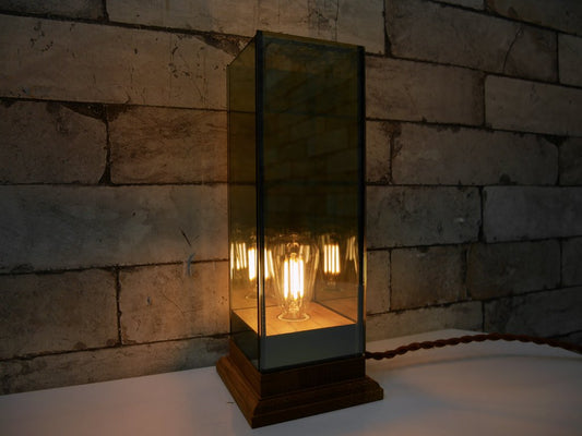 ディティール インク Detail inc. ウッドベースランプ Wood Base Lamp テーブルライト エジソンLED電球付き ●