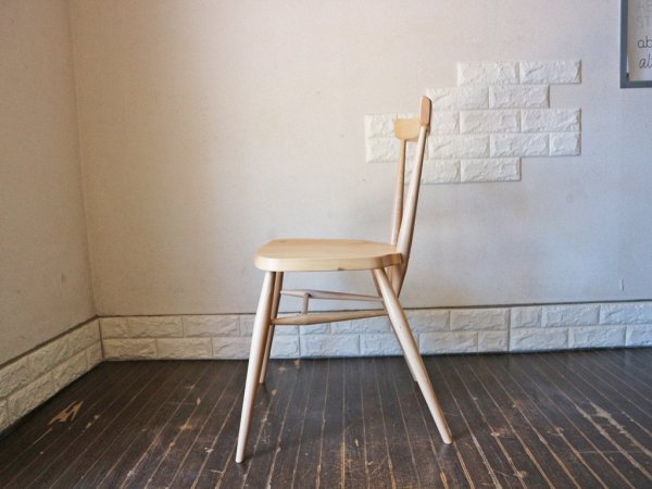 アーコール Ercol 392 スタッキングチェア ダイニングチェア エルム材 現行 B ◎