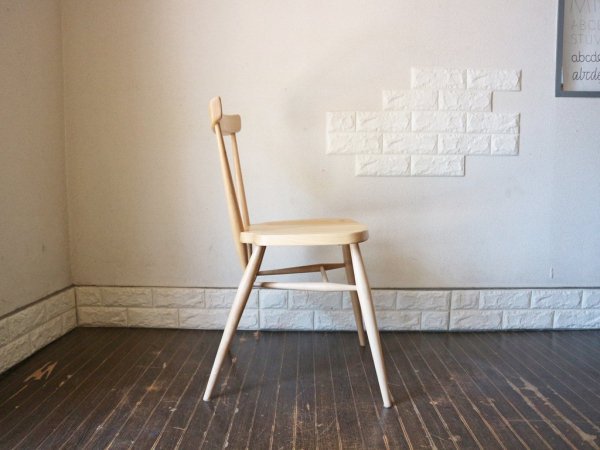 アーコール Ercol 392 スタッキングチェア ダイニングチェア エルム材 現行 A ◎