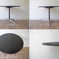 ハーマンミラー Herman Miller イームズ コントラクト ラウンド テーブル ブラック φ90cm 定価:￥104,500- U.S.A ミッドセンチュリー 状態良好 ◇