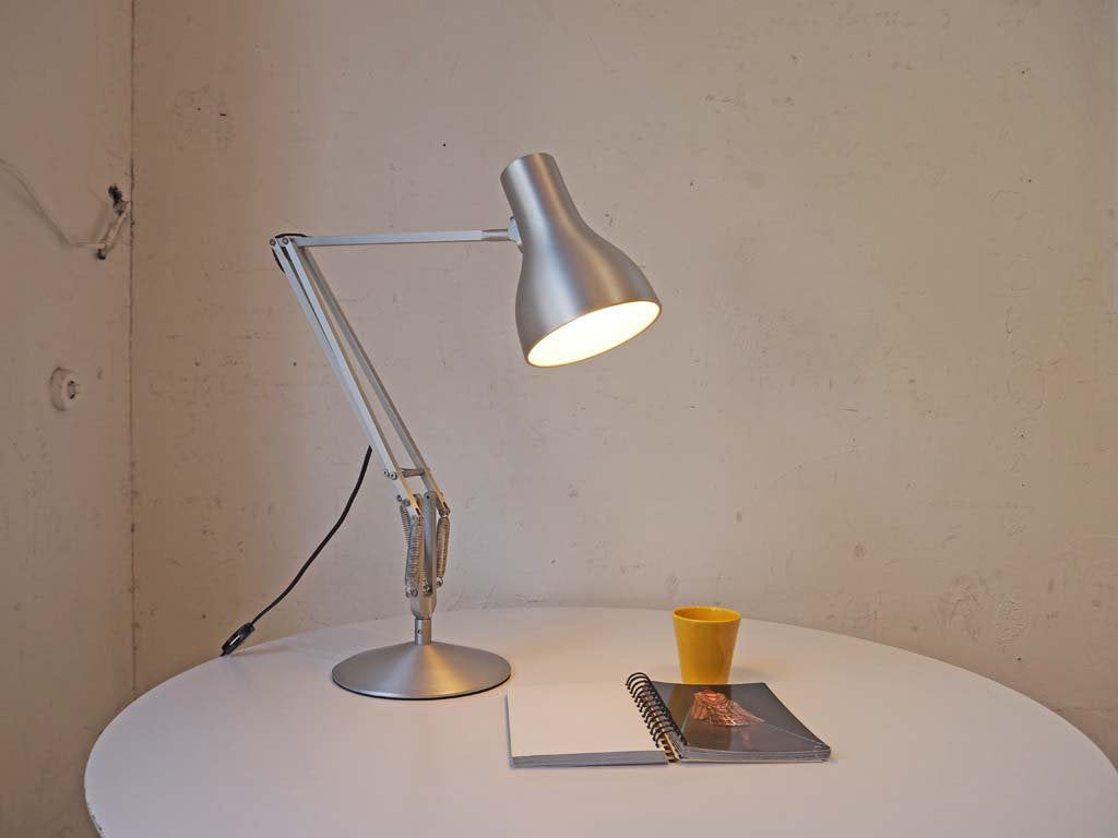 アングルポイズ ANGLEPOISE Type 75 DeskLamp Floor Standing Pole set フロアランプ デスクランプ シルバー ケネス・グランジ ★