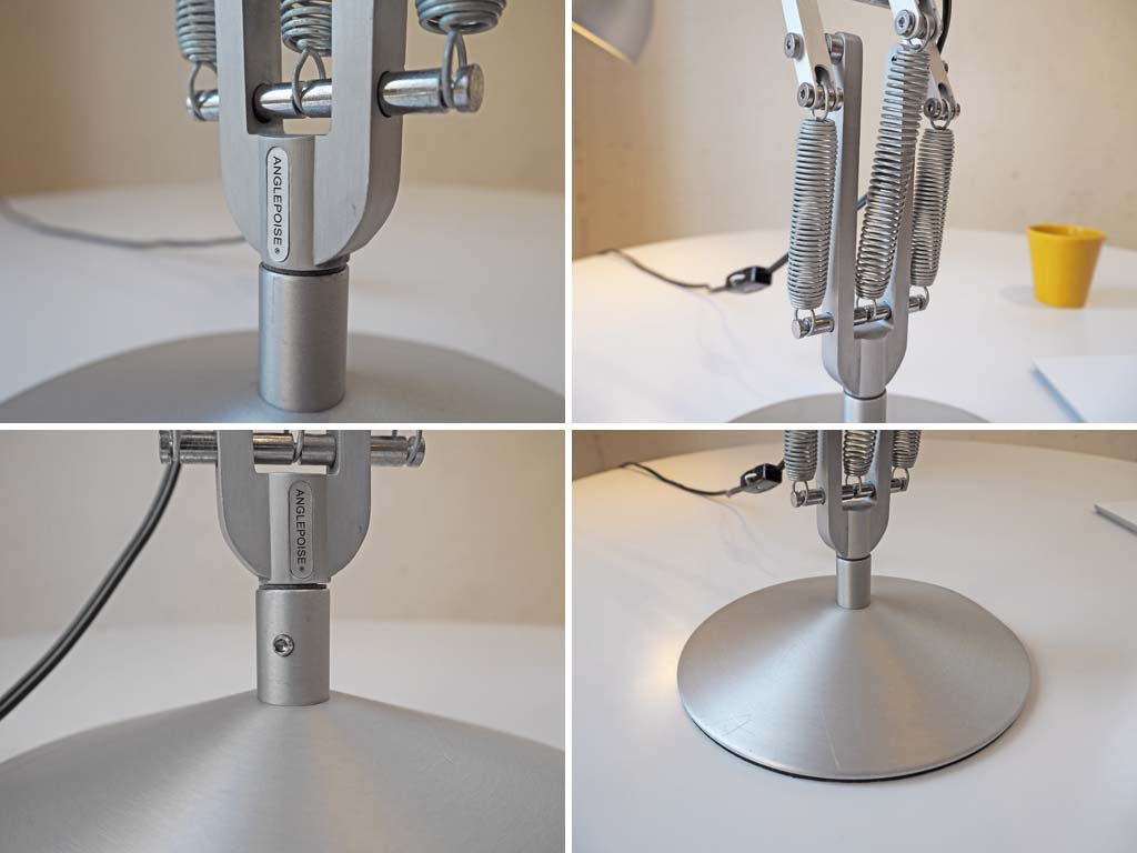 アングルポイズ ANGLEPOISE Type 75 DeskLamp Floor Standing Pole set フロアランプ デスクランプ シルバー ケネス・グランジ ★