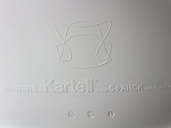 カルテル Kartell マスターズチェア Masters chair フィリップ ・ スタルク Philippe Starck スタッキングチェア ホワイト ◎