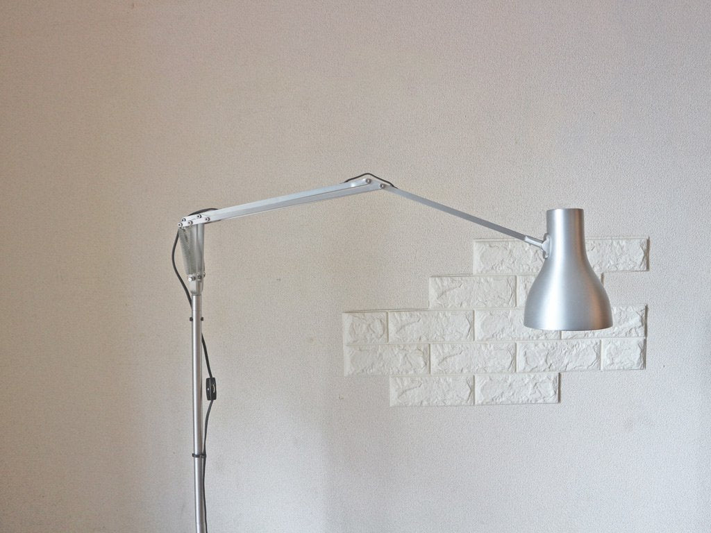 アングルポイズ ANGLEPOISE Type 75 DeskLamp Type Range Floor Standing Pole set フロアランプ デスクランプ ブラッシュアルミニウム ◎