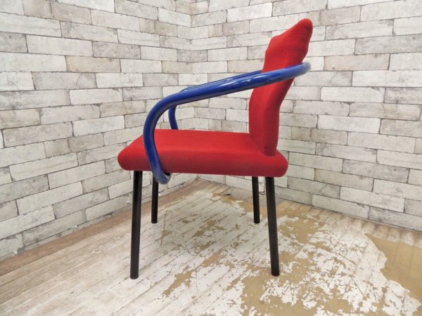 ノール Knoll マンダリンチェア mandarin chair ダイニングチェア エットーレ・ソットサス ポストモダン イタリア 定価 ￥93,500- A ●