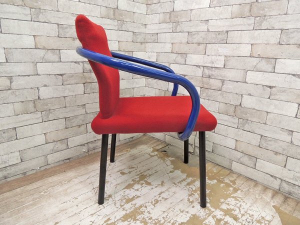 ノール Knoll マンダリンチェア mandarin chair ダイニングチェア エットーレ・ソットサス ポストモダン イタリア 定価 ￥93,500- A ●