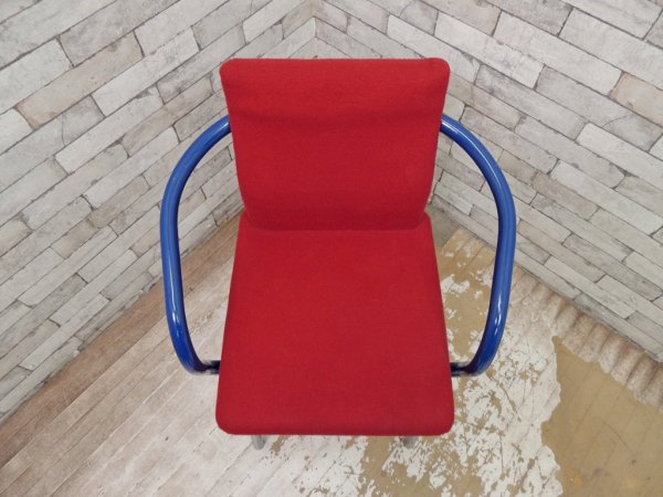 ノール Knoll マンダリンチェア mandarin chair ダイニングチェア エットーレ・ソットサス ポストモダン イタリア 定価 ￥93,500- A ●