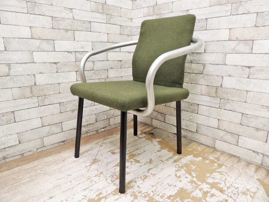 ノール Knoll マンダリンチェア mandarin chair ダイニングチェア エットーレ・ソットサス ポストモダン イタリア 定価 ￥93,500- C ●