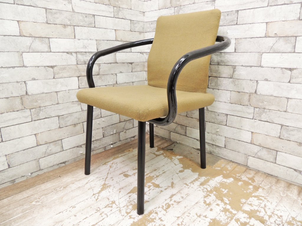 ノール Knoll マンダリンチェア mandarin chair ダイニングチェア エットーレ・ソットサス ポストモダン イタリア 定価 ￥93,500- D ●