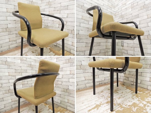 ノール Knoll マンダリンチェア mandarin chair ダイニングチェア エットーレ・ソットサス ポストモダン イタリア 定価 ￥93,500- D ●