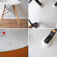 ハーマンミラー HermanMiller C&R.イームズ Eames サイドシェルチェア ダウェルレッグ ＝ DSW /  ホワイト 定価￥64,900- B ◇