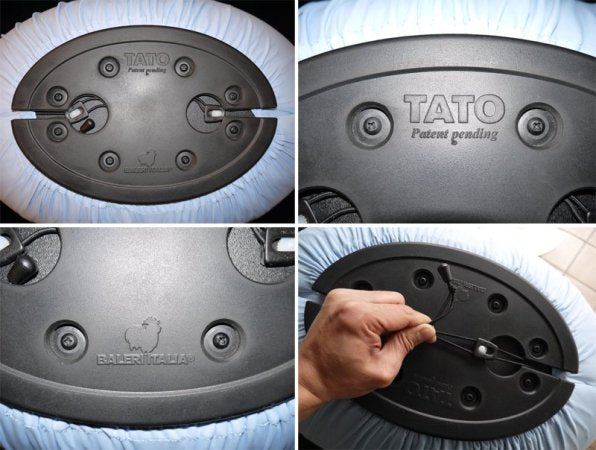 バレリ イタリア Baleri Italia スツール タト Tato 卵型 参考価格￥70,400- ライトブルー オットマン オブジェ フットレスト ◇