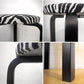 アルテック Artek スツール60 Stool60 3本脚 ブラック ゼブラ生地 2012年 アルヴァ・アアルト Alvar Aalto デザイン フィンランド 北欧家具 希少 ★