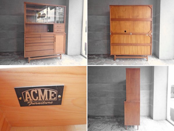 アクメ ファニチャー ACME Furniture ブルックスキャビネット BROOKS CABINET アメリカンビンテージスタイル カップボード 食器棚 ♪