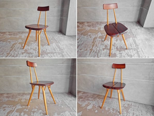 アルテック Artek ピルッカ チェア pirkka chair パイン材×バーチ材 イルマリ・タピオヴァーラ Ilmari Tapiovaara♪