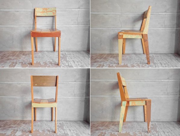 ピート・ヘイン・イーク Piet Hein Eek スクラップウッド チェア SCRAPWOOD CHAIR オランダ ♪