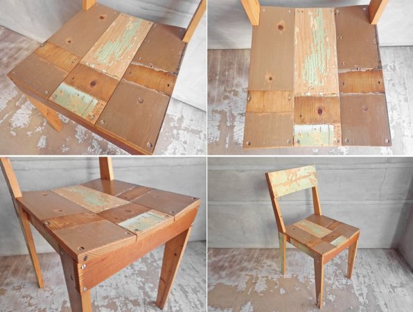 ピート・ヘイン・イーク Piet Hein Eek スクラップウッド チェア SCRAPWOOD CHAIR オランダ ♪