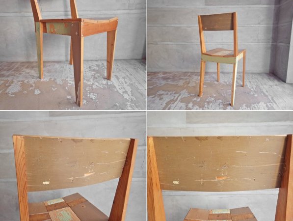 ピート・ヘイン・イーク Piet Hein Eek スクラップウッド チェア SCRAPWOOD CHAIR オランダ ♪