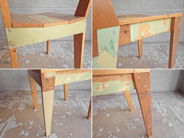 ピート・ヘイン・イーク Piet Hein Eek スクラップウッド チェア SCRAPWOOD CHAIR オランダ ♪