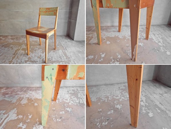 ピート・ヘイン・イーク Piet Hein Eek スクラップウッド チェア SCRAPWOOD CHAIR オランダ ♪