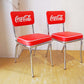 コカ・コーラ Coca Cola ダイナーチェア 2脚セット B オフィシャルライセンスプロダクト 50s アメリカンオリジナルデザイン ★