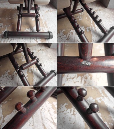 ストッケ STOKKE ヴァリエール VARIER マルチバランス MULTI チェア ブラウン×ベージュ ♪