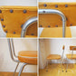トラックファニチャー TRUCK FURNITURE パイプチェア 初期型 スタッズ 鋲打 フェイクレザー パイピング レトロデザイン B ★