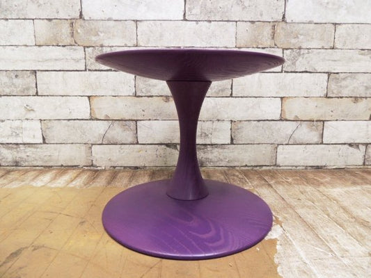 スネカルガールデン snedkergaarden トリッセン ボビン スツール TRISSEN STOOL パープル ナナ・ディッツェル Nanna Ditzel 展示美品 ●