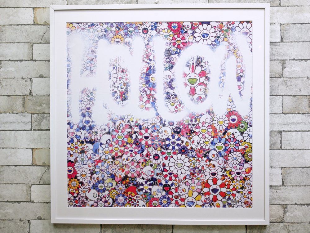 カイカイキキ Kaikai Kiki 村上隆 Takashi Murakami HOLLOW オフセット・リトグラフ 93/300 額装品 アートポスター 直筆サイン入り ●