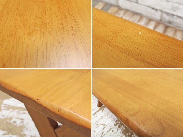 カリモク karimoku ルスティックシリーズ RUSTIC 木製 ベンチ ナチュラルカラー ●
