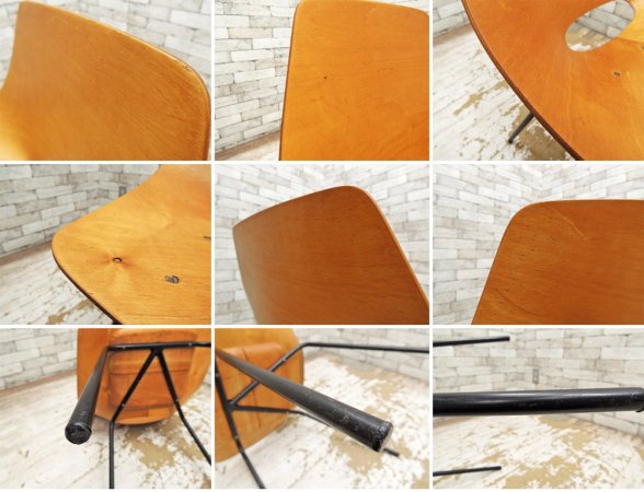 シュタイナー Steiner トノーチェア Tonneau Chair ピエール・ガーリッシュ Pierre Guarich プライウッド ●