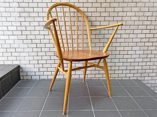 アーコール Ercol ビンテージ フープバック アームチェア 6本タイプ 英国 UKヴィンテージ ■