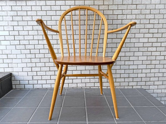 アーコール Ercol ビンテージ フープバック アームチェア 6本タイプ 英国 UKヴィンテージ ■