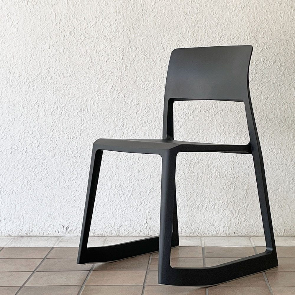 ヴィトラ Vitra ティプトン Tip Ton ワークチェア ダイニングチェア デスクチェア ブラック スタッキング チルト機能 定価￥47,300- ◇