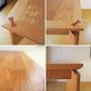 朝日木材 ボスコ BOSCO ダイニングテーブル w150cm ニヤトー材 オイルフィニッシュ 廃盤 ★
