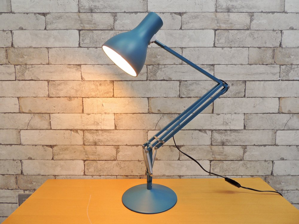 アングルポイズ ANGLEPOISE TYPE-75 デスクランプ Desk lamp サクソンブルー マーガレット・ハウエル 美品 ●