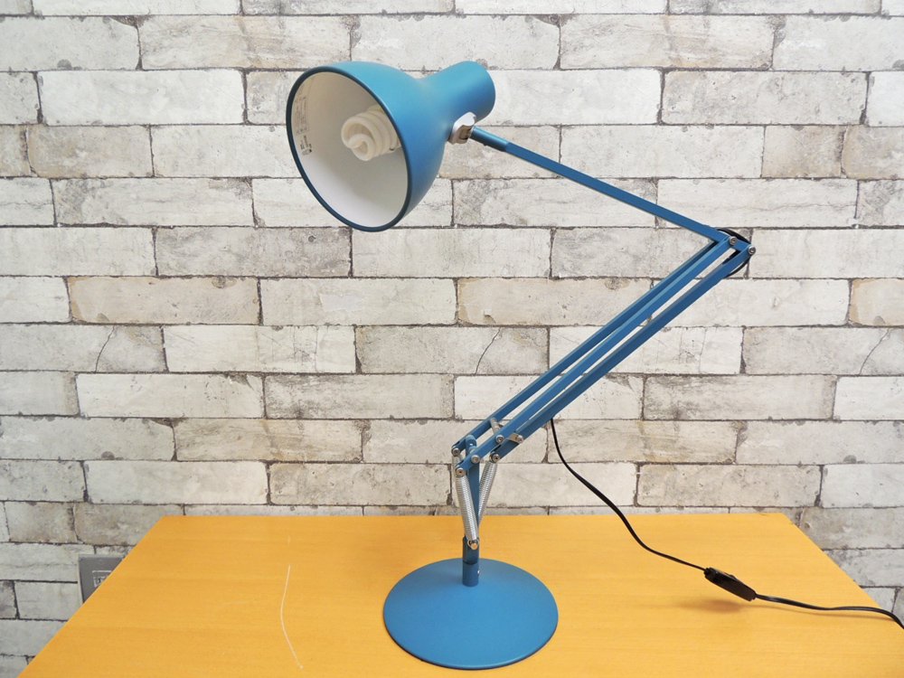 アングルポイズ ANGLEPOISE TYPE-75 デスクランプ Desk lamp サクソンブルー マーガレット・ハウエル 美品 ●